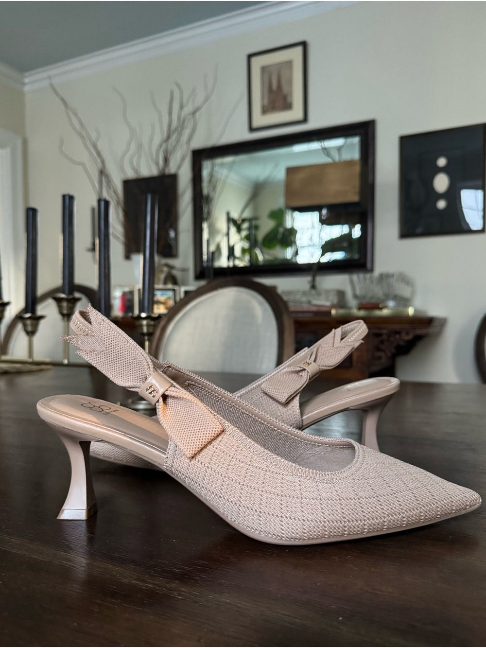 Cosy Island - EverLush Bowknot Pointed Toe Heeled Slingback - Low Heeled
- NWT